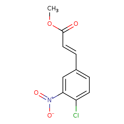 COC(=O)/C=C/c1ccc(c(c1)[N+](=O)[O-])Cl