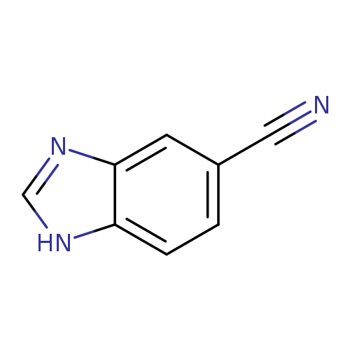 N#Cc1ccc2c(c1)nc[nH]2