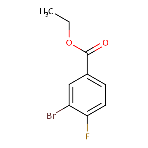 CCOC(=O)c1ccc(c(c1)Br)F