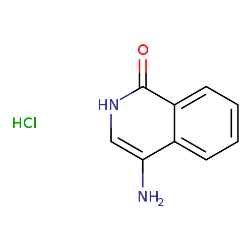O=c1[nH]cc(c2c1cccc2)N.Cl