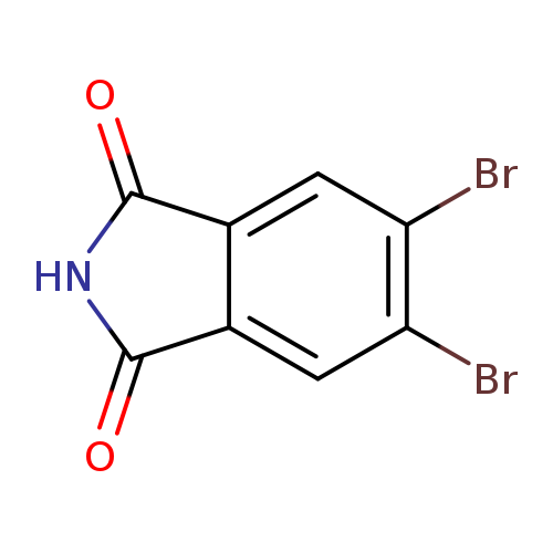 O=C1NC(=O)c2c1cc(Br)c(c2)Br