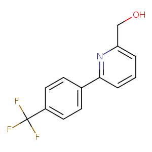 OCc1cccc(n1)c1ccc(cc1)C(F)(F)F