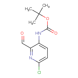 O=Cc1nc(Cl)ccc1NC(=O)OC(C)(C)C