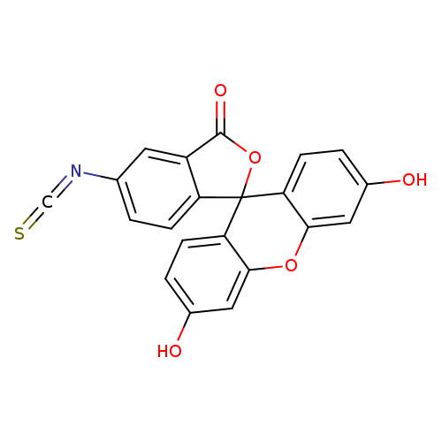 S=C=Nc1ccc2c(c1)C(=O)OC12c2ccc(cc2Oc2c1ccc(c2)O)O