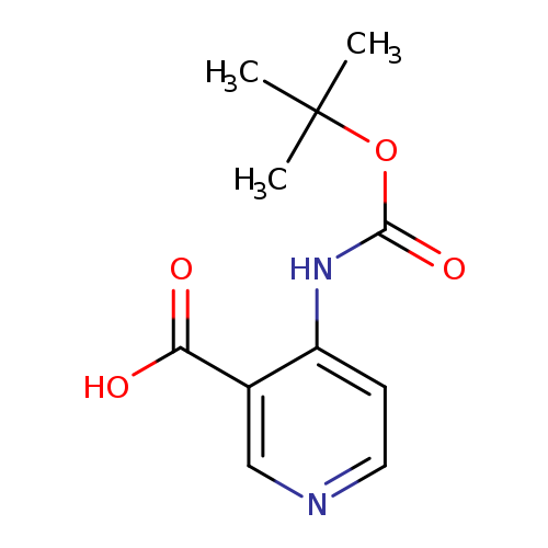 O=C(OC(C)(C)C)Nc1ccncc1C(=O)O