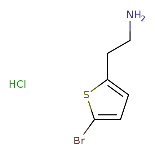 NCCc1ccc(s1)Br.Cl