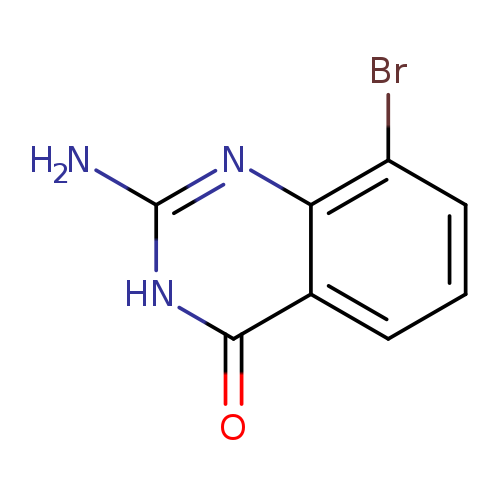 Nc1nc2c(Br)cccc2c(=O)[nH]1