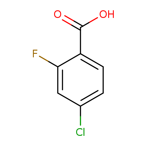 Clc1ccc(c(c1)F)C(=O)O