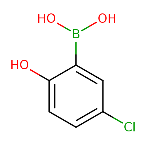 Clc1ccc(c(c1)B(O)O)O