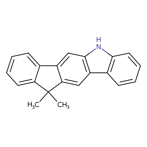 CC1(C)c2ccccc2c2c1cc1c(c2)[nH]c2c1cccc2