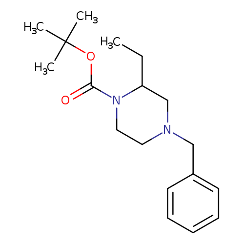 CCC1CN(CCN1C(=O)OC(C)(C)C)Cc1ccccc1