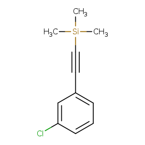 Clc1cccc(c1)C#C[Si](C)(C)C