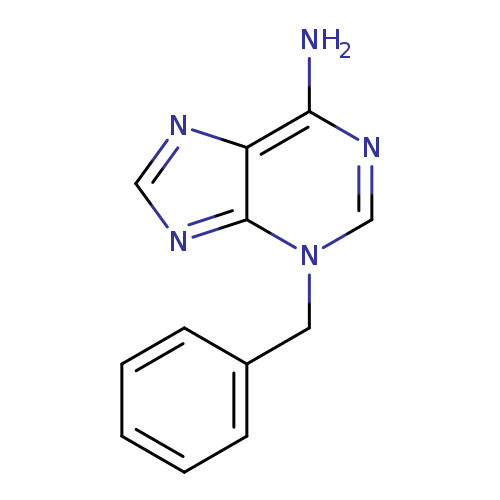 Nc1ncn(c2c1ncn2)Cc1ccccc1