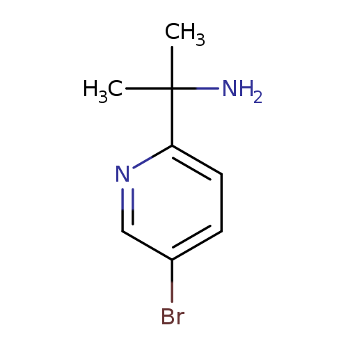 Brc1ccc(nc1)C(N)(C)C