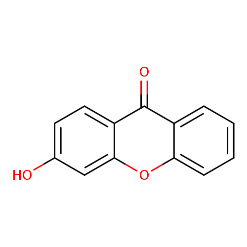 Oc1ccc2c(c1)oc1c(c2=O)cccc1