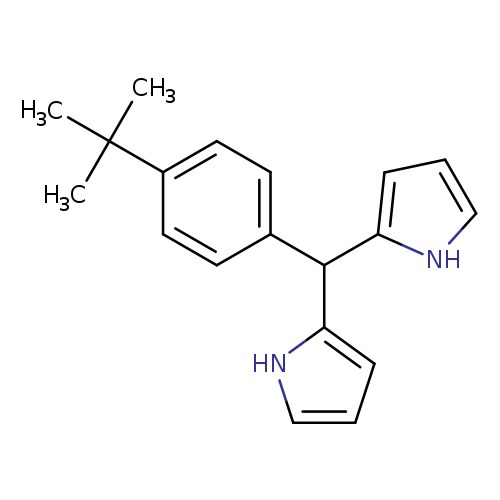 CC(c1ccc(cc1)C(c1ccc[nH]1)c1ccc[nH]1)(C)C