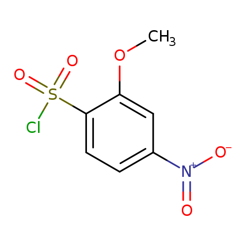 COc1cc(ccc1S(=O)(=O)Cl)[N+](=O)[O-]