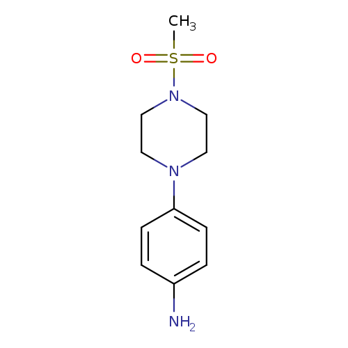 Nc1ccc(cc1)N1CCN(CC1)S(=O)(=O)C