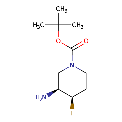 F[C@@H]1CCN(C[C@@H]1N)C(=O)OC(C)(C)C