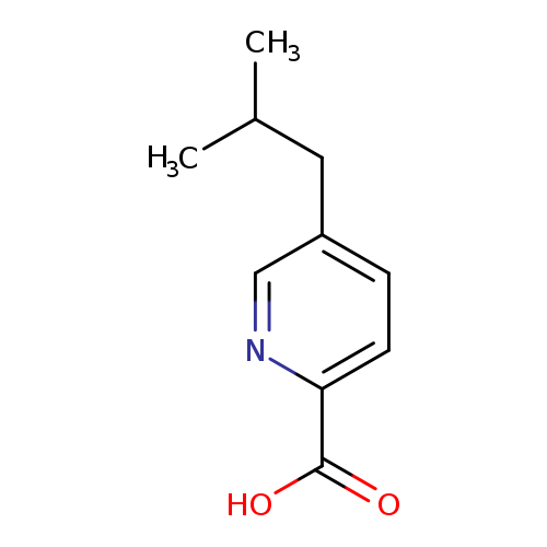 CC(Cc1ccc(nc1)C(=O)O)C