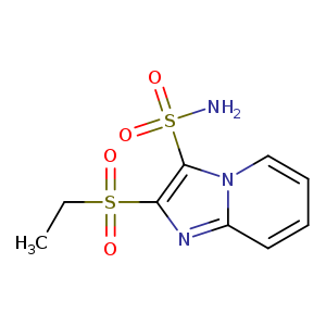 CCS(=O)(=O)c1nc2n(c1S(=O)(=O)N)cccc2