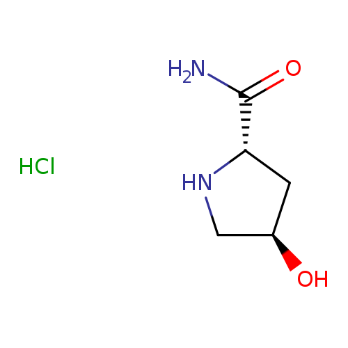 NC(=O)[C@@H]1C[C@H](CN1)O.Cl