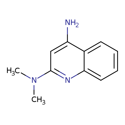 CN(c1cc(N)c2c(n1)cccc2)C