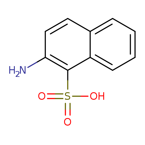 Nc1ccc2c(c1S(=O)(=O)O)cccc2