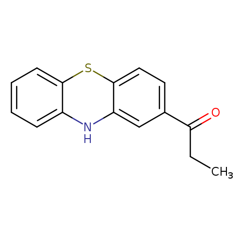 CCC(=O)c1ccc2c(c1)Nc1c(S2)cccc1