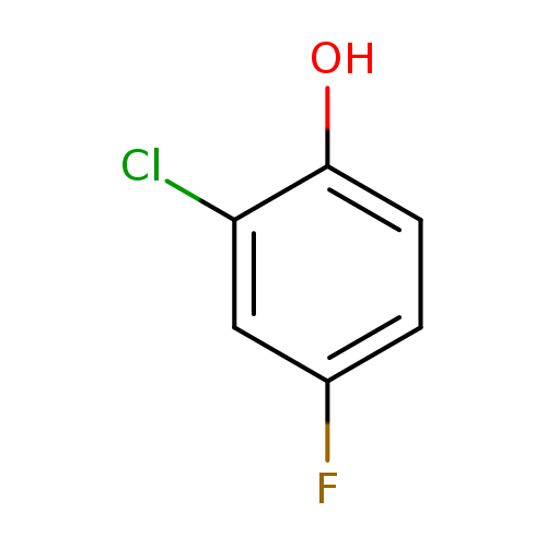 Fc1ccc(c(c1)Cl)O