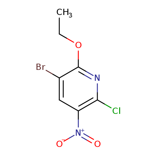 CCOc1nc(Cl)c(cc1Br)[N+](=O)[O-]