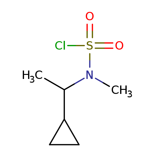 CC(N(S(=O)(=O)Cl)C)C1CC1