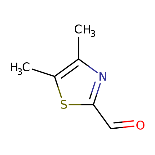 O=Cc1sc(c(n1)C)C