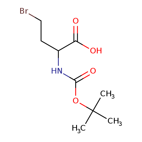 BrCCC(C(=O)O)NC(=O)OC(C)(C)C