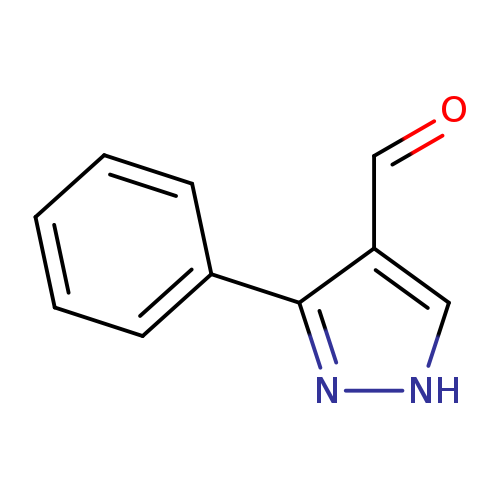 O=Cc1c[nH]nc1c1ccccc1