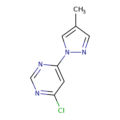 Cc1cnn(c1)c1ncnc(c1)Cl