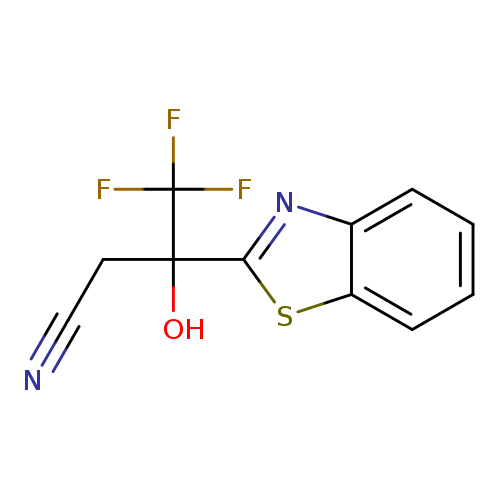 N#CCC(C(F)(F)F)(c1nc2c(s1)cccc2)O