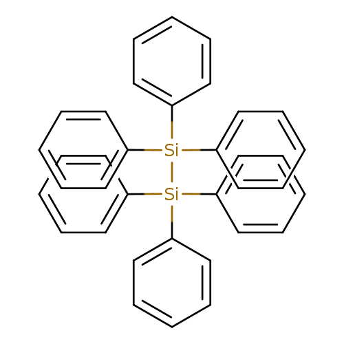 c1ccc(cc1)[Si]([Si](c1ccccc1)(c1ccccc1)c1ccccc1)(c1ccccc1)c1ccccc1