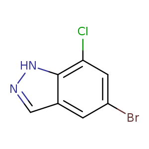 Brc1cc(Cl)c2c(c1)cn[nH]2