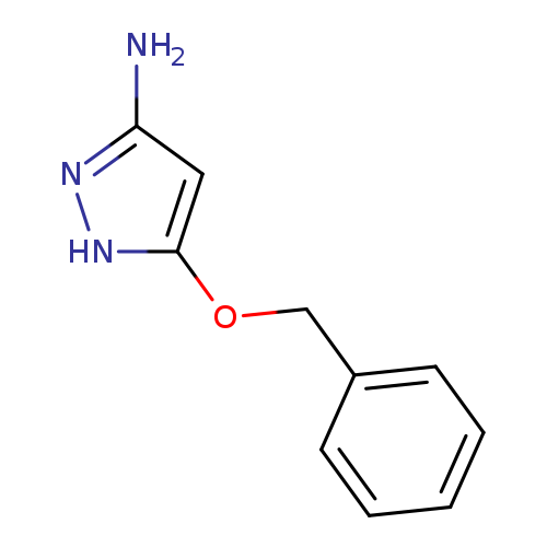 Nc1n[nH]c(c1)OCc1ccccc1