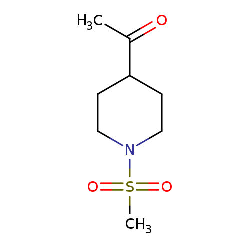 CC(=O)C1CCN(CC1)S(=O)(=O)C