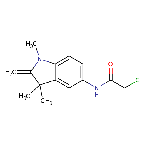 ClCC(=O)Nc1ccc2c(c1)C(C)(C)C(=C)N2C