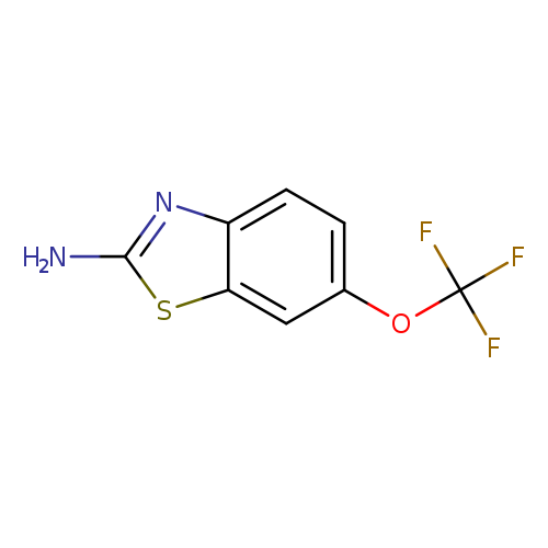 Nc1nc2c(s1)cc(cc2)OC(F)(F)F