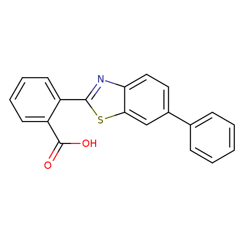 OC(=O)c1ccccc1c1nc2c(s1)cc(cc2)c1ccccc1