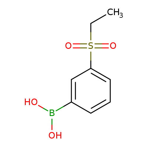 CCS(=O)(=O)c1cccc(c1)B(O)O