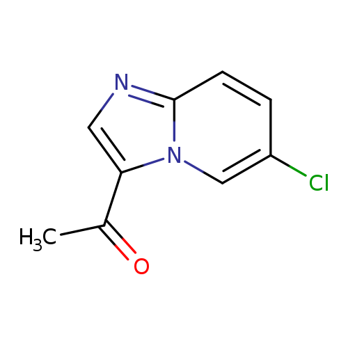 Clc1ccc2n(c1)c(cn2)C(=O)C