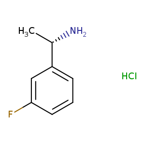 Fc1cccc(c1)[C@@H](N)C.Cl