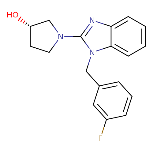 O[C@H]1CCN(C1)c1nc2c(n1Cc1cccc(c1)F)cccc2