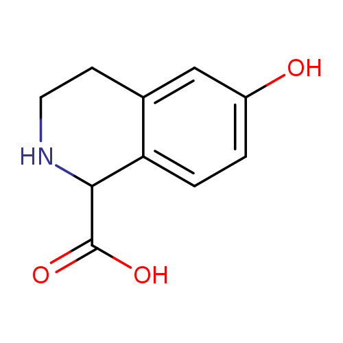 OC(=O)C1NCCc2c1ccc(c2)O