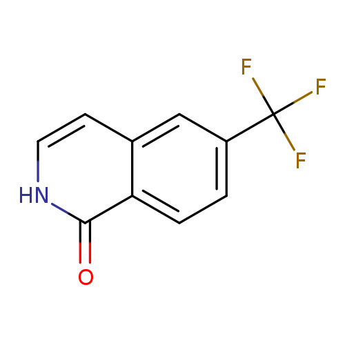 O=c1[nH]ccc2c1ccc(c2)C(F)(F)F